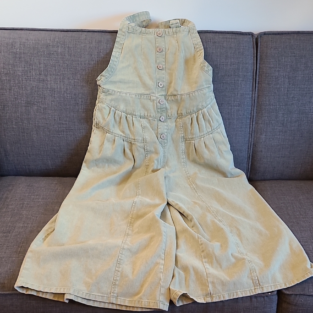 Fantastic Fawn Green Womens Overalls